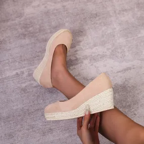 Adriana - Women's Slip-On Platform Espadrilles
