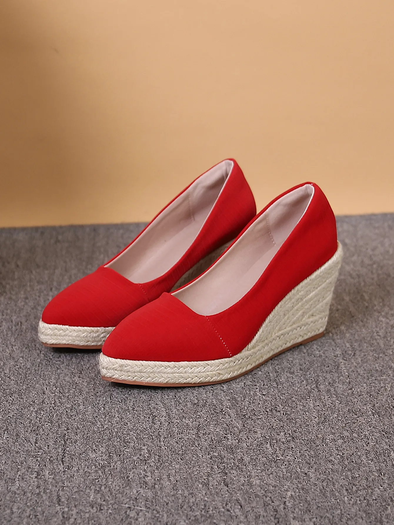 Adriana - Women's Slip-On Platform Espadrilles
