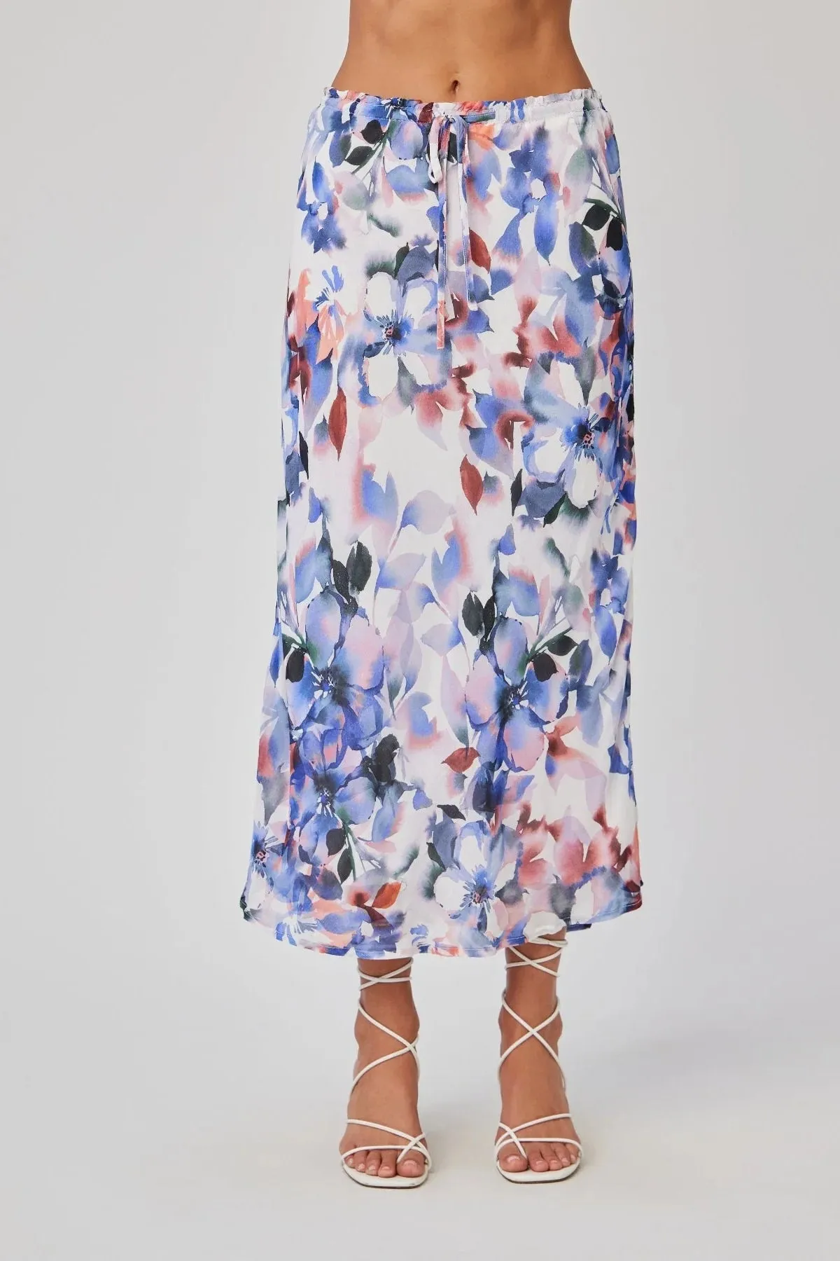 Bella Dahl Floral Midi Skirt