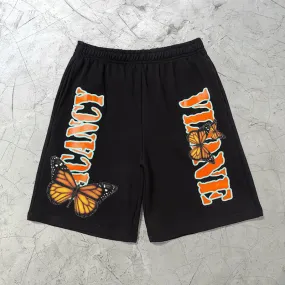 Butterfly casual pattern street cotton shorts