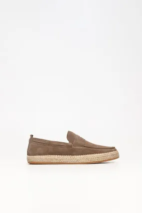 Classy Brown Suede Espadrilles