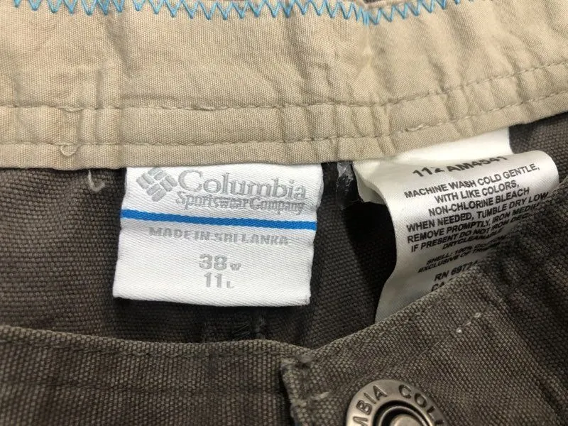 Columbia Shorts Mens W38XL11 Brown 112AM4541 Bermuda Outdoor Workwear Casual