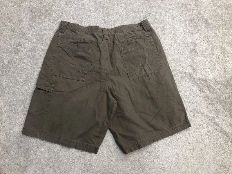 Columbia Shorts Mens W38XL11 Brown 112AM4541 Bermuda Outdoor Workwear Casual