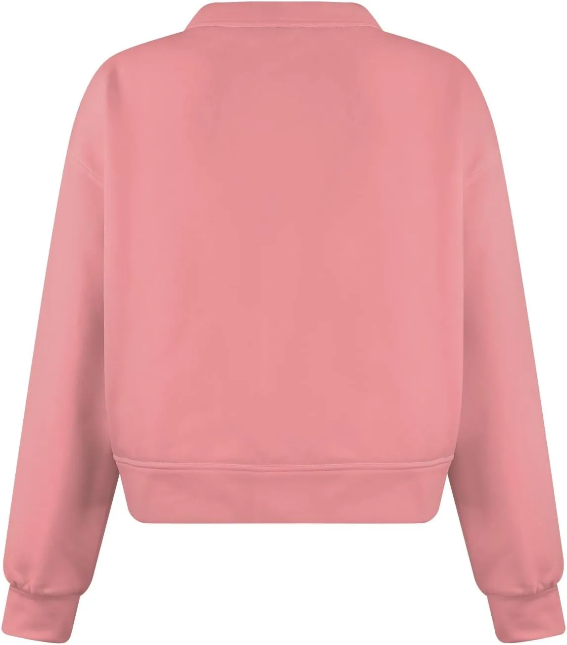 Cropped Sweatshirts for Women Oversized Casual Tunic V Neck Sweater Pullover Long Sleeve Sexy Comfy Fleece Pullover Tops