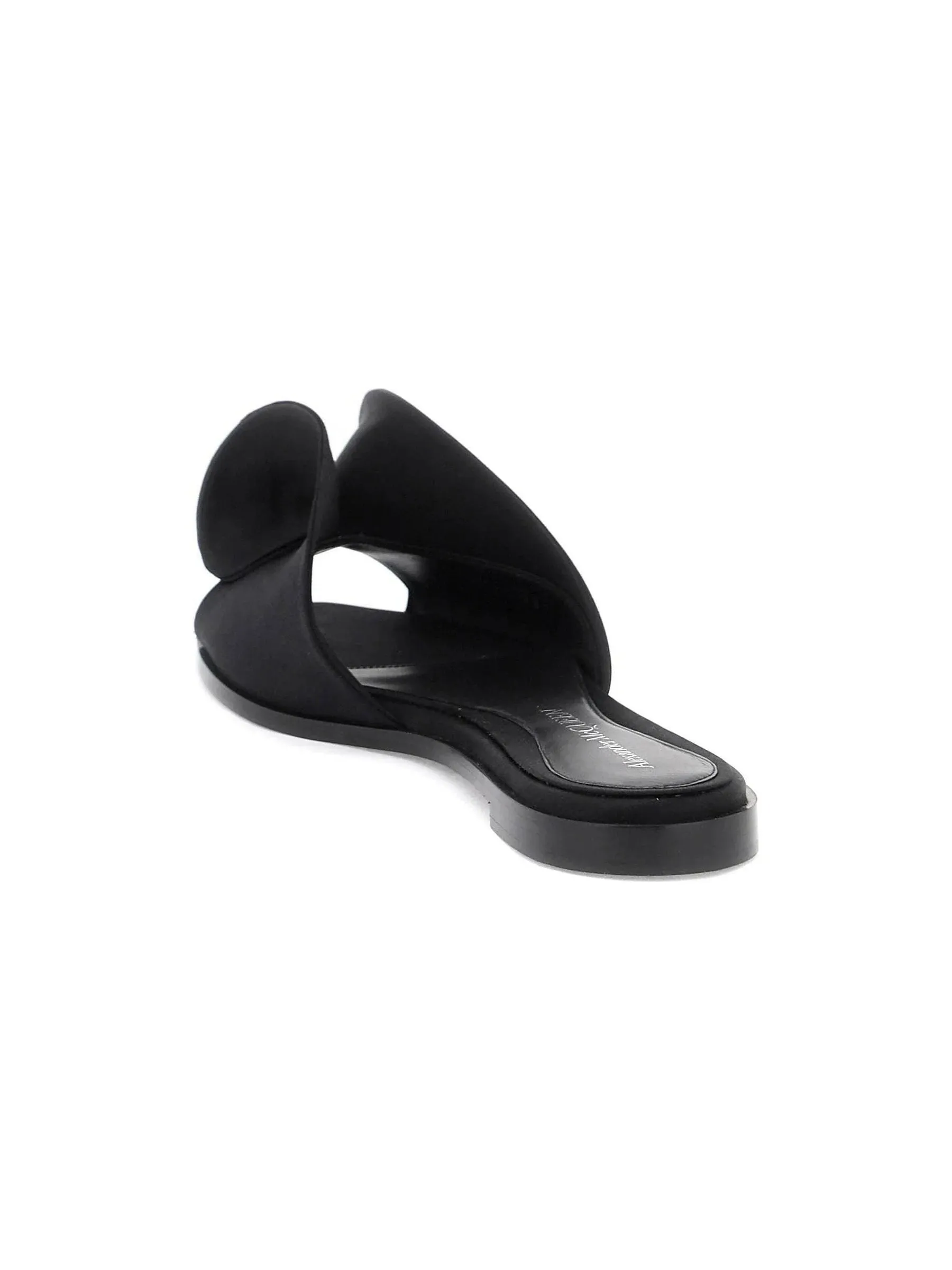 Curved Puffy Slide Sandals