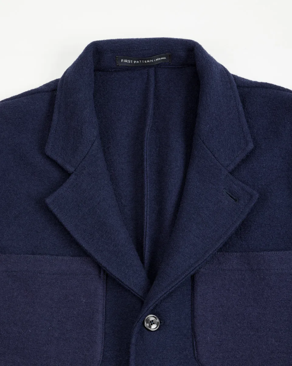 Field Jacket - Navy Wool