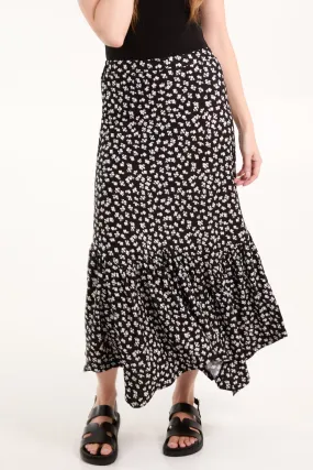 Hanky Hem Ditsy Floral Skirt
