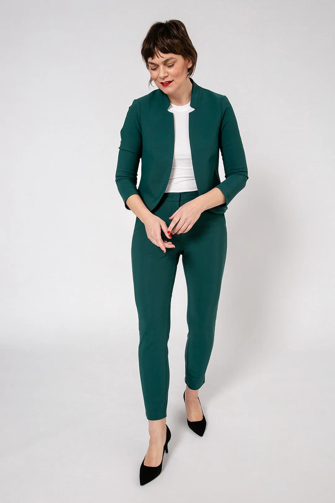 Harmony Jacket  Classic Slim Fit Green