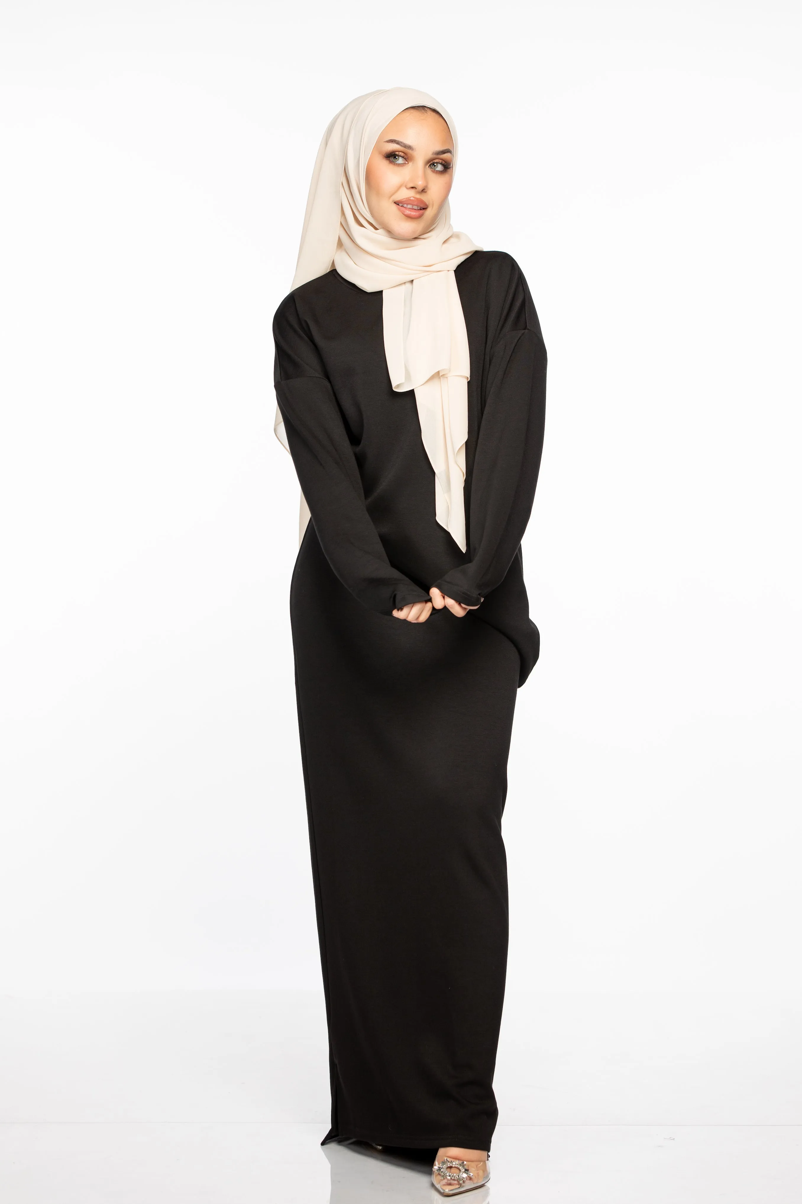 Inaya Sweater/Skirt Set - Black