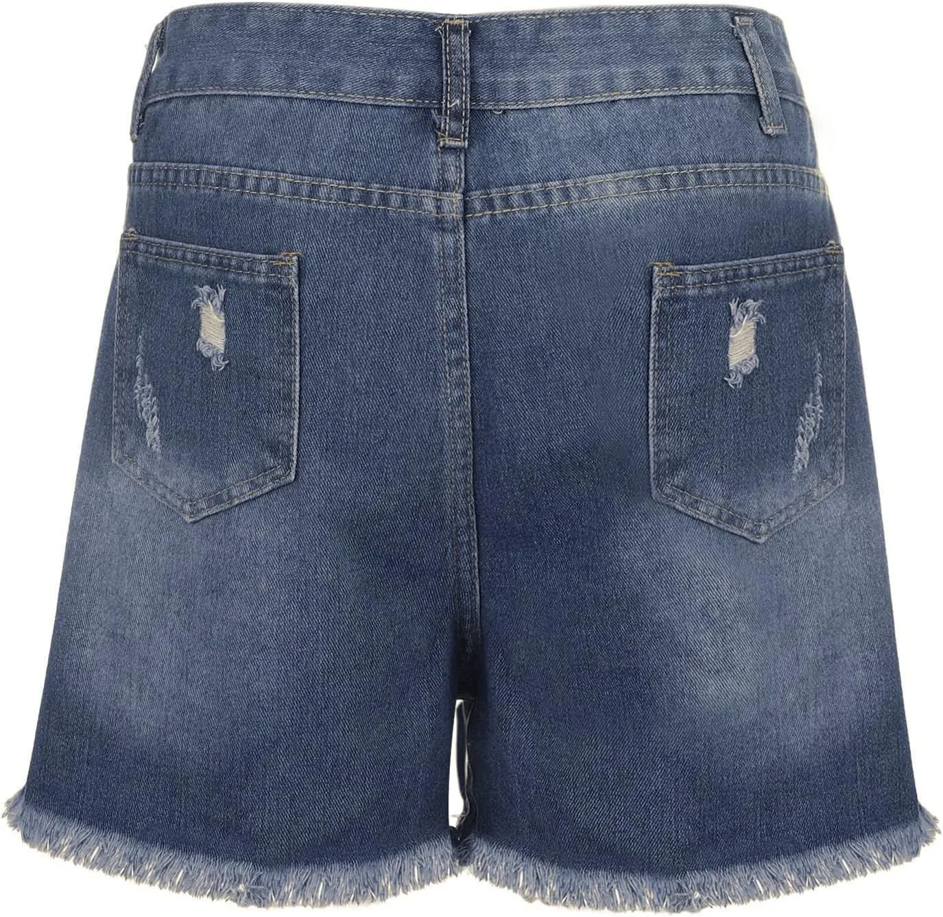 Jean Shorts for Women Denim High Waisted Stretchy Summer 2024 Casual Frayed Denim Short Classic Trendy Summer 2024