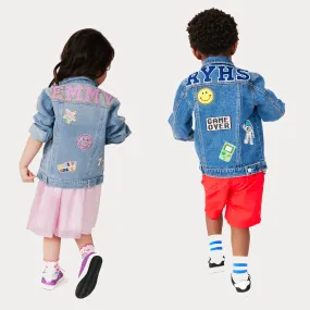 Kids Custom Denim Jacket Test