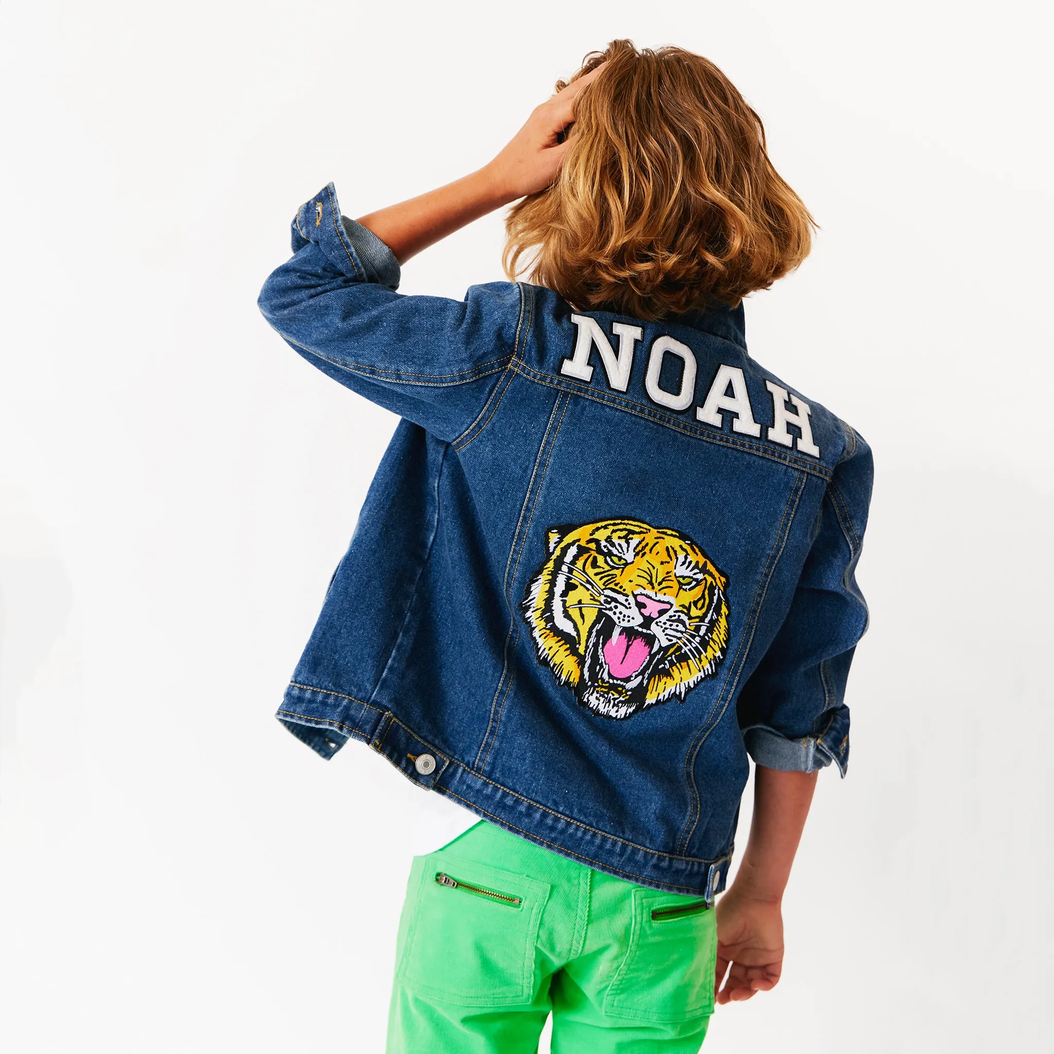 Kids Custom Denim Jacket Test