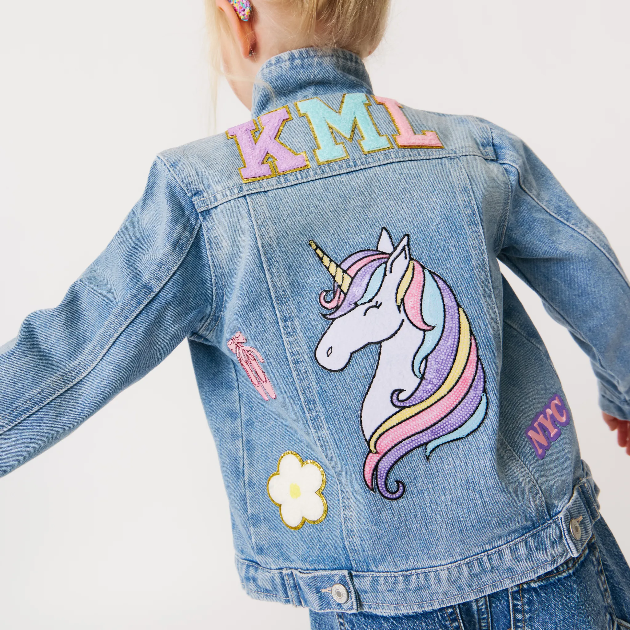 Kids Custom Denim Jacket Test