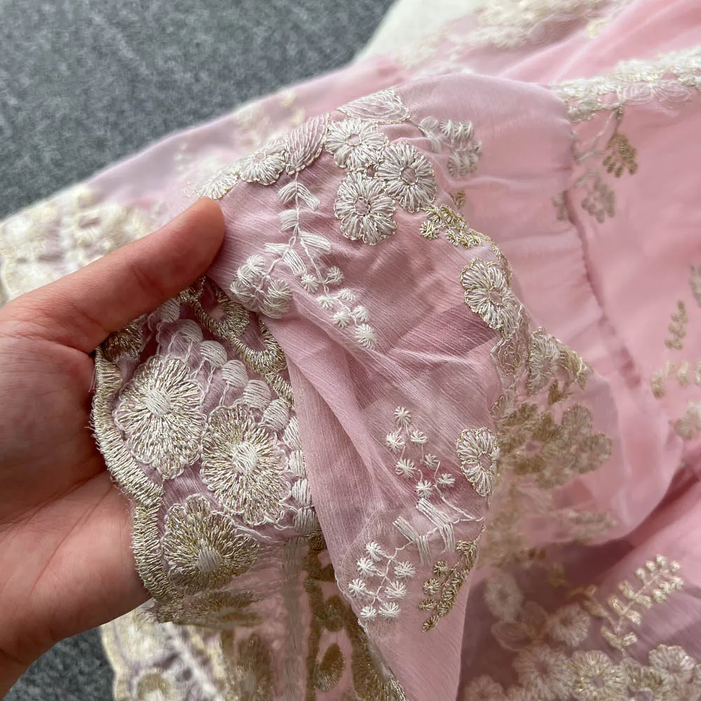 Lilou's Vintage French Inspired Lace Embroidery Sundress