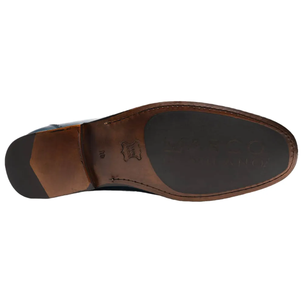 Marco Di Milano Cassarano Calf and Leather Navy