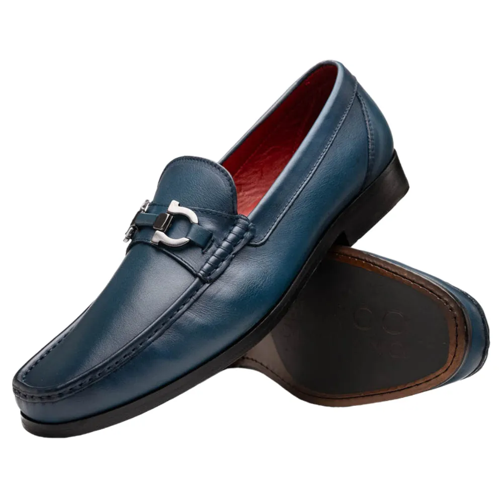Marco Di Milano Cassarano Calf and Leather Navy