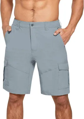 Men's Casual Cotton Linen Shorts Casual Stretch Wide Leg Lounge Shorts Loose Lightweight Summer Beach Shorts with Pockets