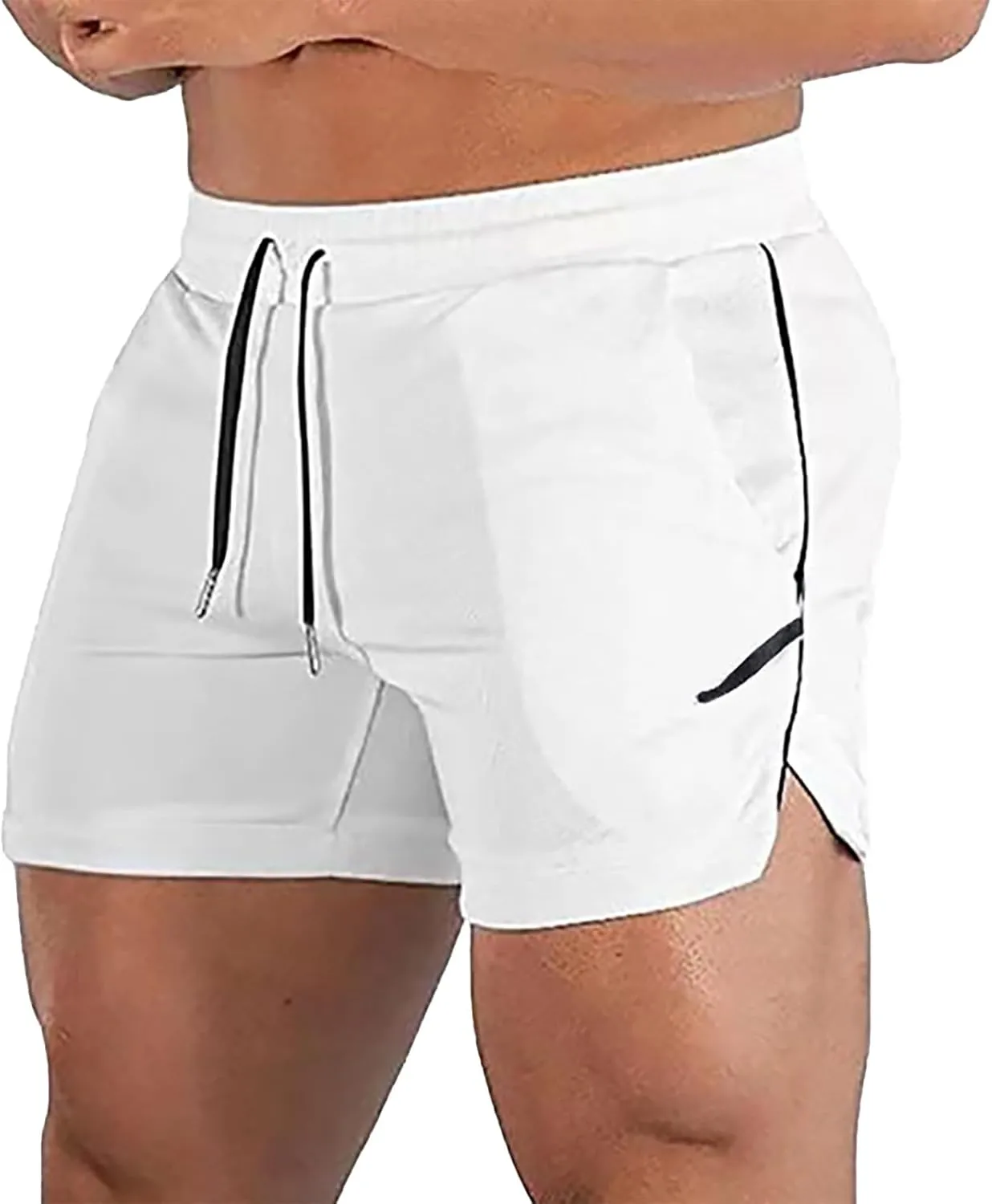 Mens Shorts Gym Shorts Athletic Running Shorts 5 Inch Inseam Shorts Basketball Shorts Pantalonetas para Hombre Cortas