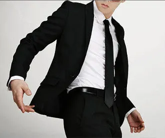 Mens Single Button Trendy Blazer