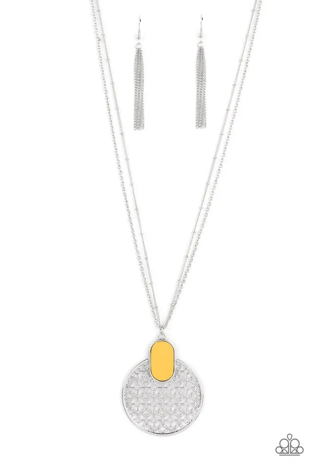 Paparazzi Necklace ~ South Beach Beauty - Yellow