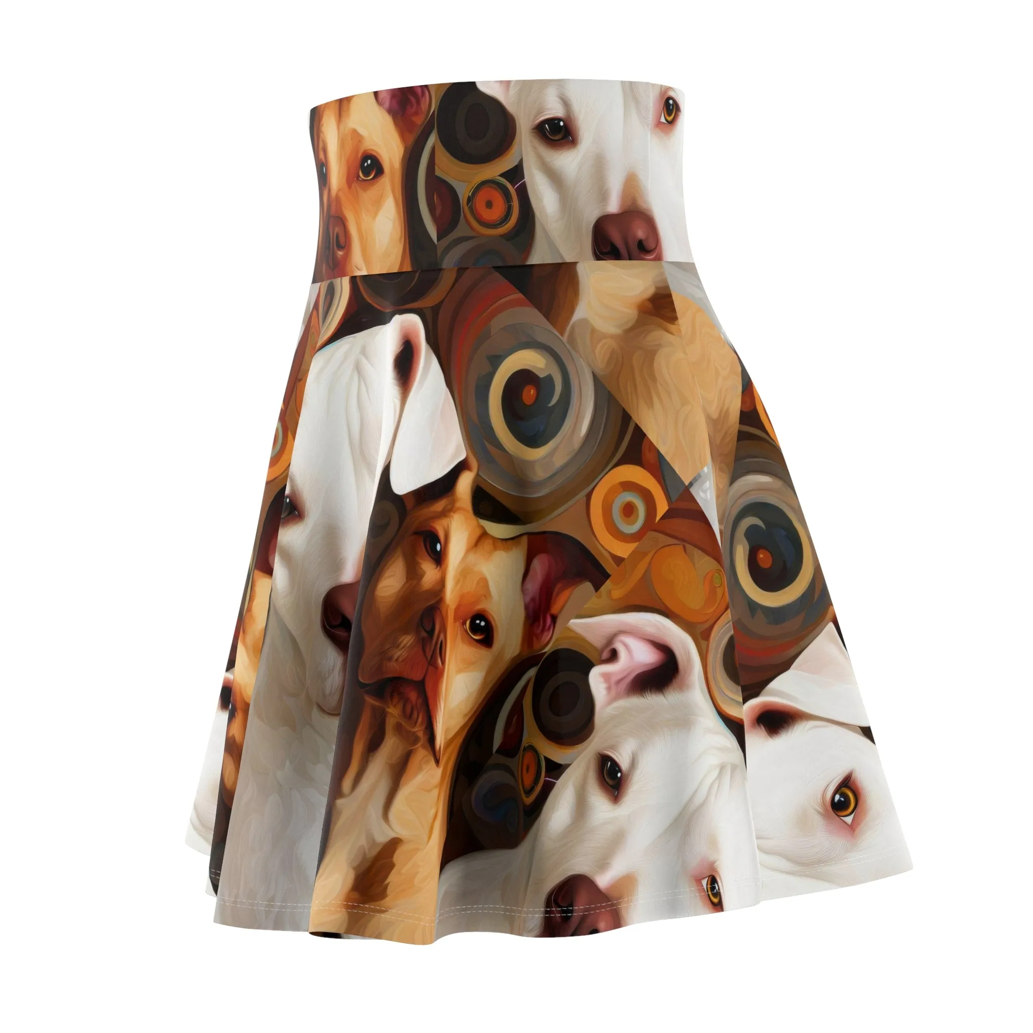 Pibbles1 Women's Skater Skirt - Dog-Inspired Fashion