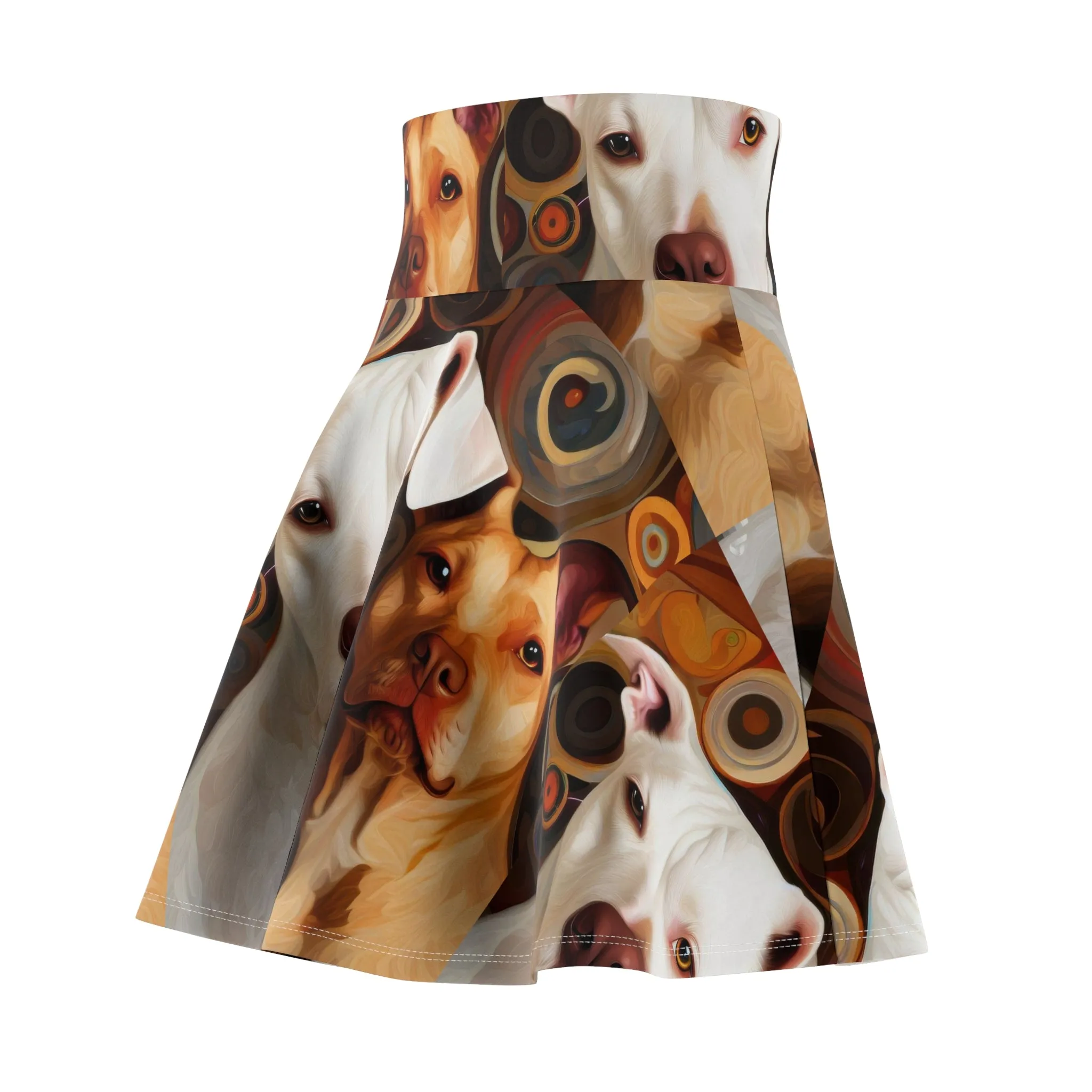Pibbles1 Women's Skater Skirt - Dog-Inspired Fashion