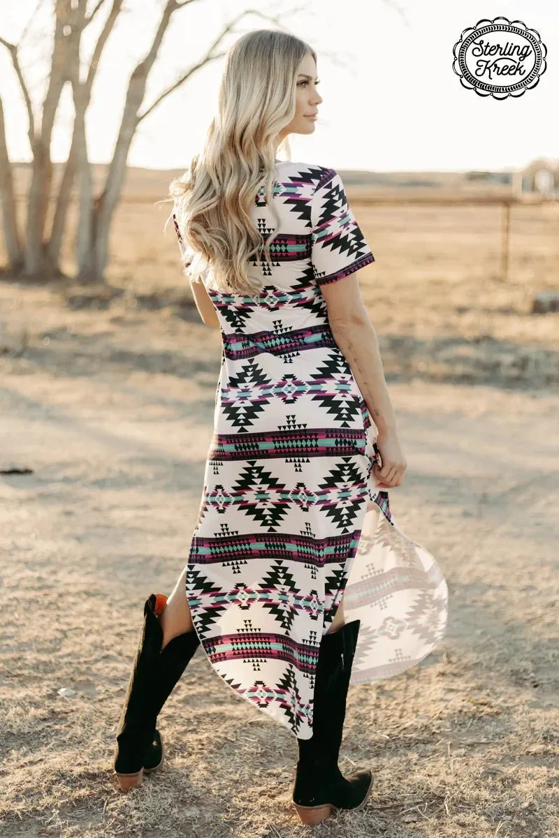 Plus Aztec Outskirts Maxi Dress