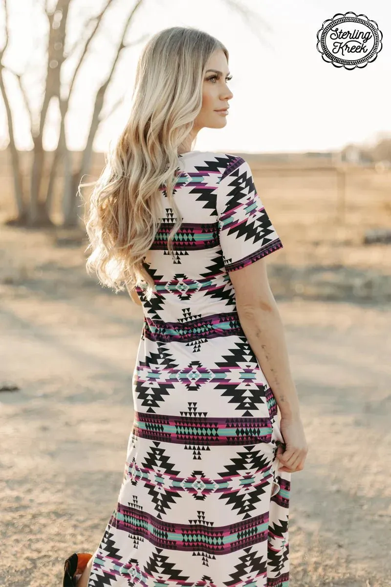 Plus Aztec Outskirts Maxi Dress