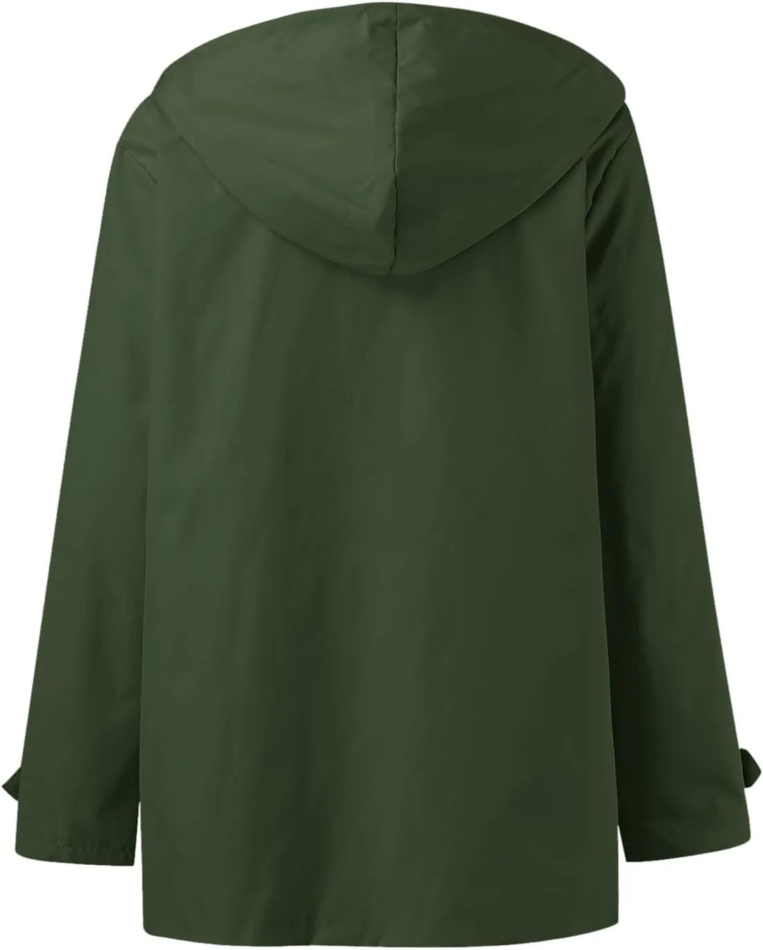 Rain Jacket Women 2024 Lightweight Raincoat Waterproof Windbreaker Trendy Climbing Outdoor Trench Coats Outerwear