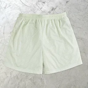 statement graphic casual mesh shorts