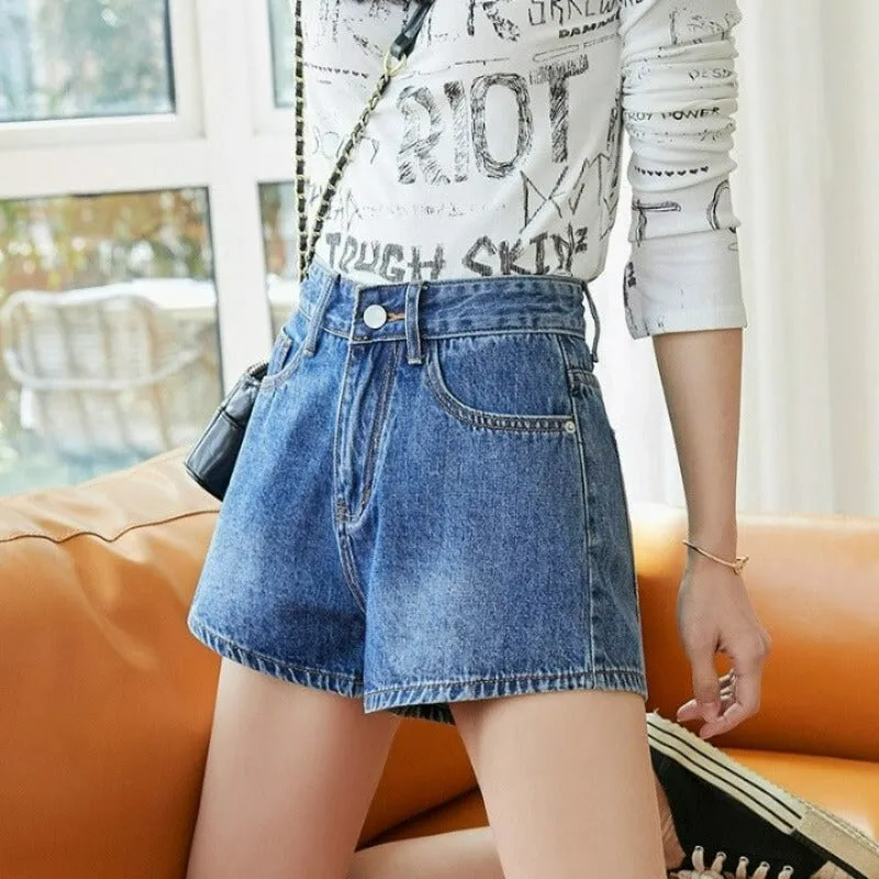 Summer Casual Loose Denim Shorts For Women
