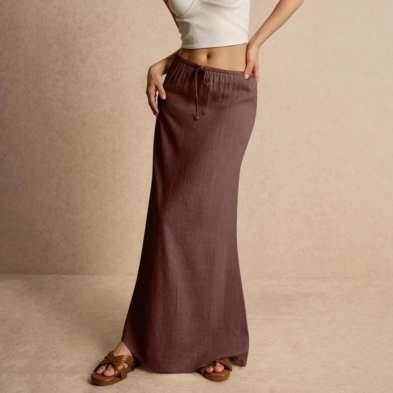 Summer Skirts for Women Elastic Waist Peasant Cute Going Out Flutter Festival Trendy Country Swing Skirts for Women Trendy