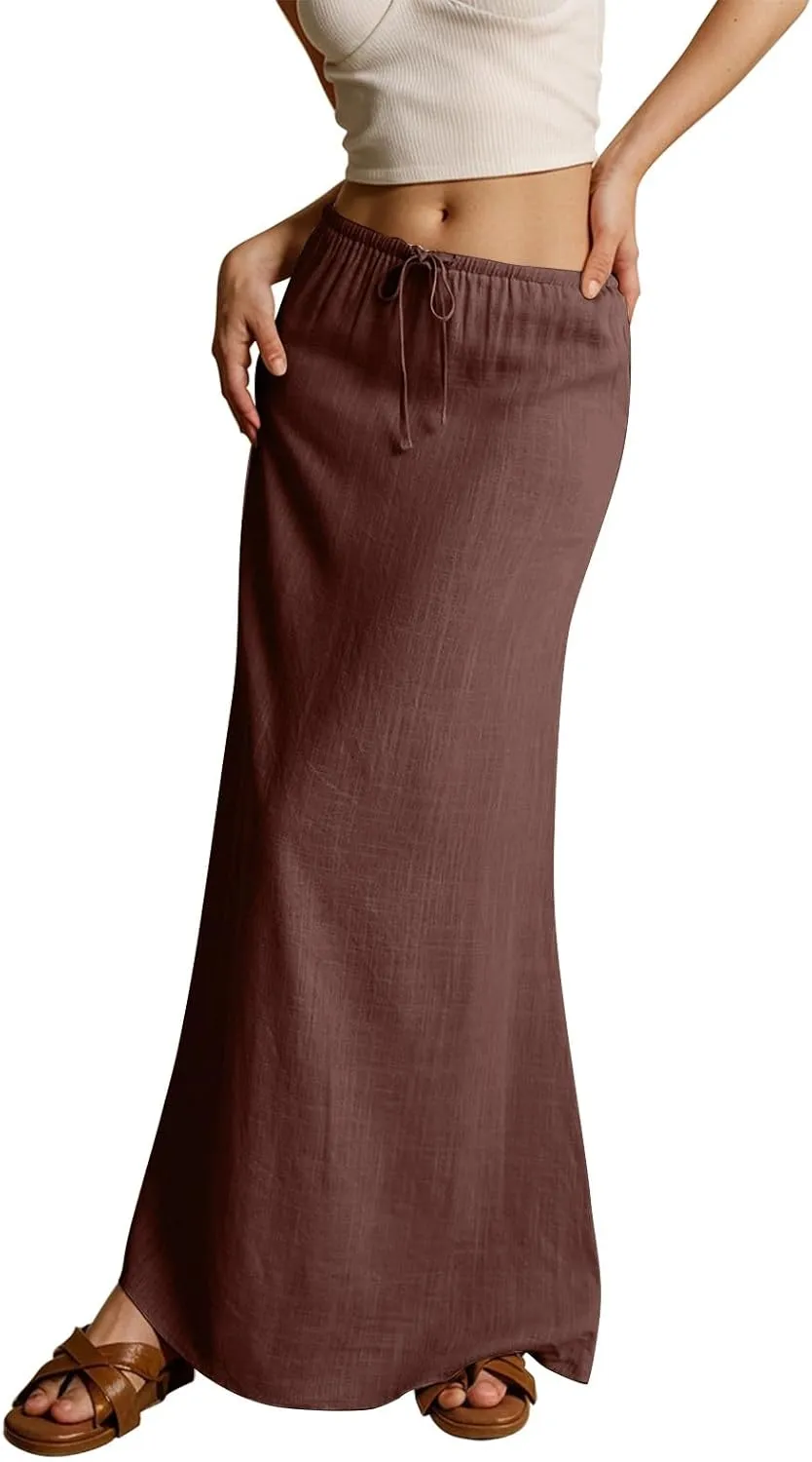 Summer Skirts for Women Elastic Waist Peasant Cute Going Out Flutter Festival Trendy Country Swing Skirts for Women Trendy