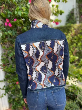 The Dark Denim Jacket / Navy Anchor