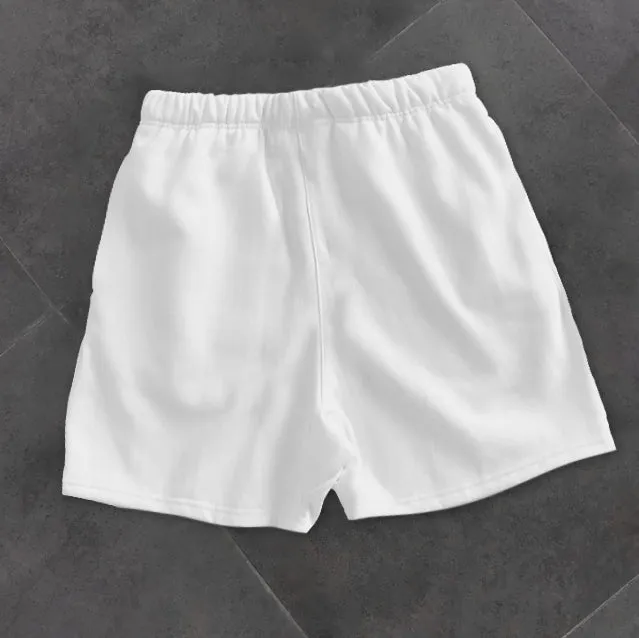 Trendy casual graffiti print shorts