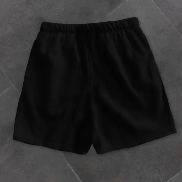 Trendy casual graffiti print shorts