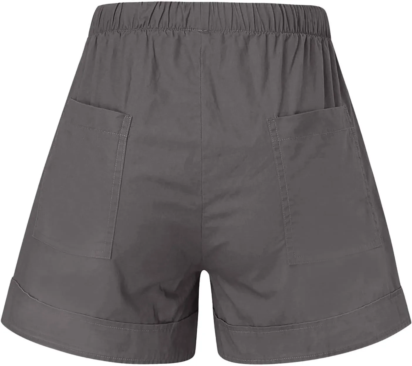Womens Lounge Shorts Casual Drawstring Short Pants Summer Elastic Waist Casual Lightweight Shorts with Pockets