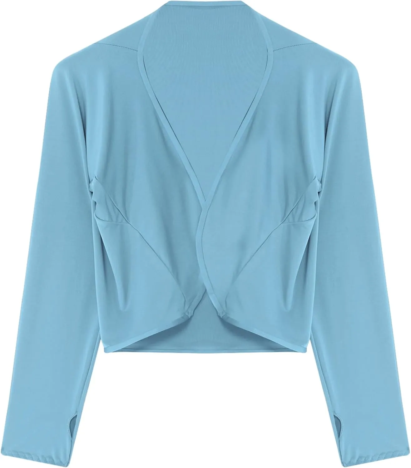 Women's Plus Size Cardigan Sweater Casual Trendy Shrug Sweater Opening Front Crop Tops