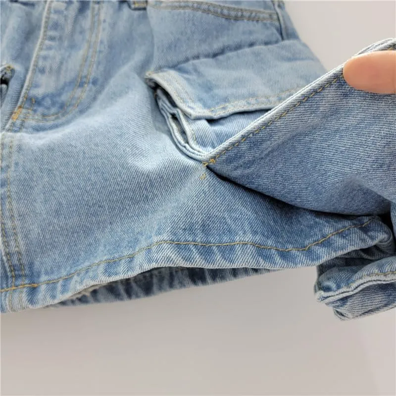 Women's Vintage Cargo Skirt Denim Y2K Classic Trendy Mini Skirt with Pockets Retro Low Waist Bodycon Jean Skirt